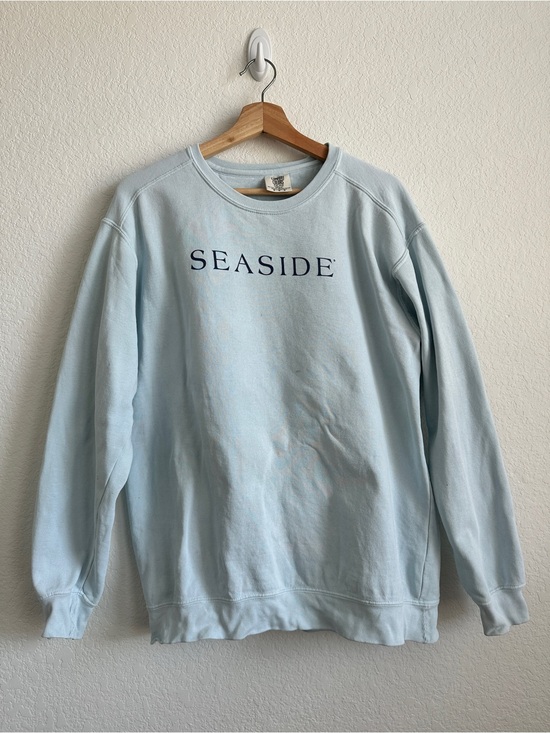 Comfort Colors Other - Comfort Colors Seaside Florida Medium Blue Graphic Print Crewneck Pullover